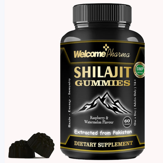 Welcome Pharma Pure Shilajit 60 Gummies — 1000mg