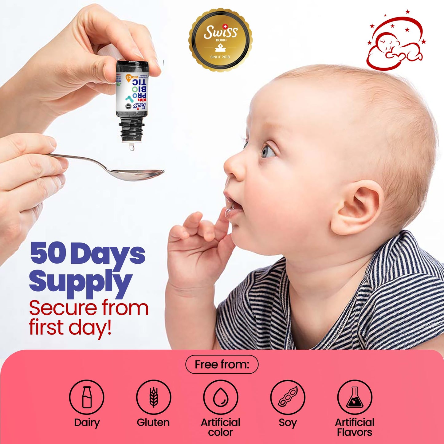 Baby Probiotics Drops with Vitamin D3  (10 Ml)