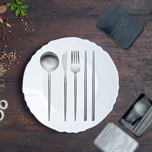 Strap Stop Travel Cutlery Set with Case