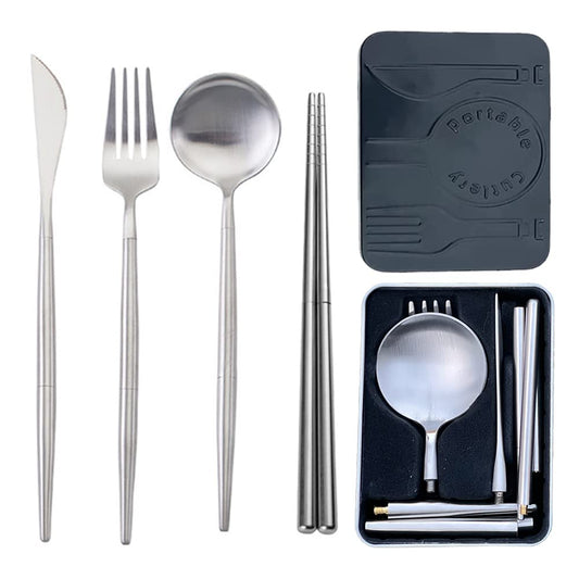 Strap Stop Travel Cutlery Set with Case